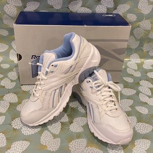 Reebok White/Blue 3D Ultra Lite Sneakers Size 6.5M
